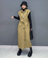 Stand Collar Zip Long Vest